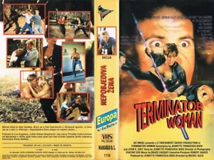 TERMINATOR WOMAN (1993) JERRY TRIMBLE - KAREN SHEPERD - CROATIAN VHS - Imagen 1 de 1