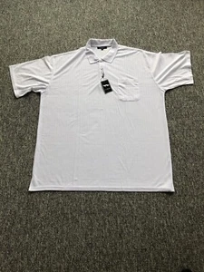 J J Willis Mens Polo Shirt, White. Short Sleeve shirt Size 3XL Chest 56in BNWT - Picture 1 of 4