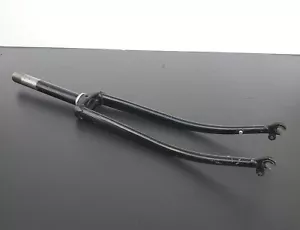1986 Tange Lugged Crown 700c Straßengabel schwarz Japan - Bild 1 von 22