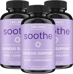 Soothe Hormone Balance for Women (3-Pack) + Thyroid Support | Cortisol Supplemen - Picture 1 of 12