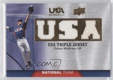 2009 Upper Deck USA Baseball Box Set Triple Jersey National Team Casey McGrew
