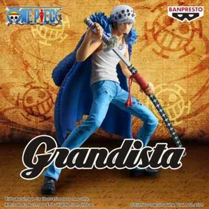ONE PIECE STATUA TRAFALGAR LAW BANDAI FIGURE BANPRESTO GRANDISTA 22CM ORIGINALE - Foto 1 di 7