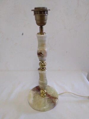 Pied De Lampe En Onyx - Photo 1/4