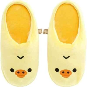 KG11602 Rilakkuma Relaxing Room Shoes Just Lazing Around Kiiroitori slippers - Picture 1 of 2