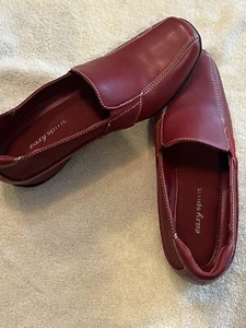 Easy Spirit Red Loafers Women's Size 6 leather - Picture 1 of 7