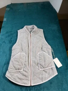 41 Hawthorn Vest Sz Small Womens Gray Sleeveless Full Zip Shara Herringbone NWT - Picture 1 of 10