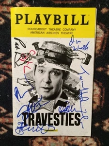 Tom Hollander And Cast Signed Travesties Playbill - Picture 1 of 6
