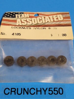 Tuercas de seguridad de nailon Team Associated 4185 8-32 (6) pieza RC Foto 1 de 3