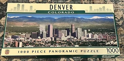 NEW Masterpieces | Denver 1000 Piece Panoramic Jigsaw Puzzle - Image 1 of 3