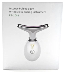 Skin Tightening Face Neck Massager Intense Pulsed Light IPL Wrinkle Reduce PINK - Picture 1 of 2