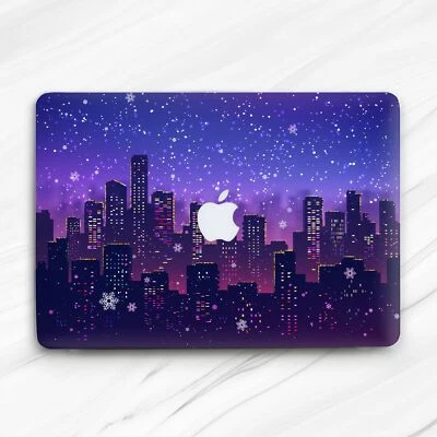 Night City Winter Abstract Hard Case For Macbook Air 13 Pro 16 13 14 15 - Image 1 of 4