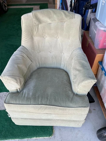 Upholstered swivel/rocking chair Cover