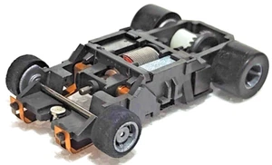 TYCO Mattel Magnum 440 X2 HO Slot Car Grigio Telaio Stretto Ruote Grigie 1999 NOS - Foto 1 di 8
