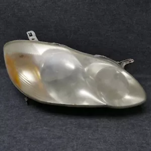 2003-2004 Toyota Corolla RH Passengers Side Headlight Headlamp GREASY OEM 72568 - Picture 1 of 8