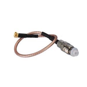 MMCX male right angle to FME female RF pigtail cable RG316 15cm 6" for Wireless - Picture 1 of 4