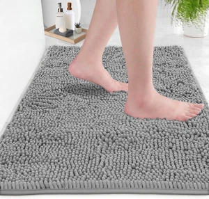 Luxurux Bath Mat, Extra-Soft Plush Non-Slip Bathroom Rug, Luxury Chenille Microf - Picture 1 of 12
