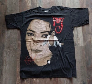 Michael Jackson Mystery Tour EU T-Shirt XL Original Vintage Helter Skelter - Bild 1 von 5