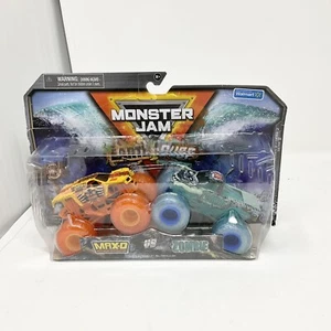Monster Jam 1:64 Earth vs Surf Druckguss 2er-Pack Max-D vs Zombie Walmart exklusiv - Bild 1 von 6