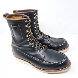 Red Wing 8829 Billy Boot 8" Moc Toe Black Klondike Teacore (EU 47 UK 12 US 13 D) - Bild 1 von 23