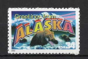 3562 * ALASKA GREETINGS  * U.S. Postage Stamp  MNH  - Picture 1 of 1