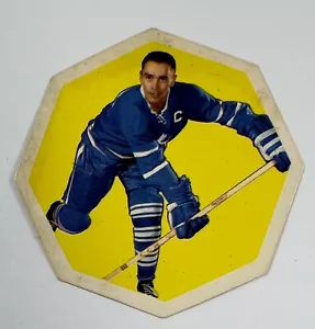 York 1963-64 espalda blanca hockey #16 George Armstrong (hojas de arce) 124E - Imagen 1 de 2