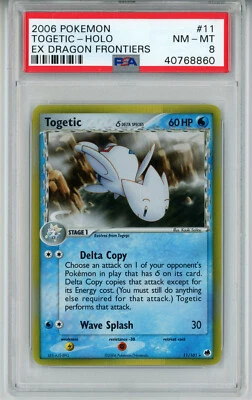 2006 POKEMON EX DRAGON FRONTIERS TOGETIC #11 HOLO FOIL PSA 8 NM-MT #40768860 - Image 1 of 2