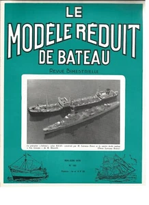 MODELE REDUIT DE BATEAU N°189 CUIR MAGENTA & SOLFERINO / SOUS MARIN JAPON / - Picture 1 of 2