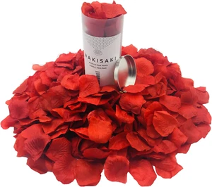 Silk Rose Petals Dark Red 1000 PCS Wedding Romantic Decorations - Picture 1 of 8