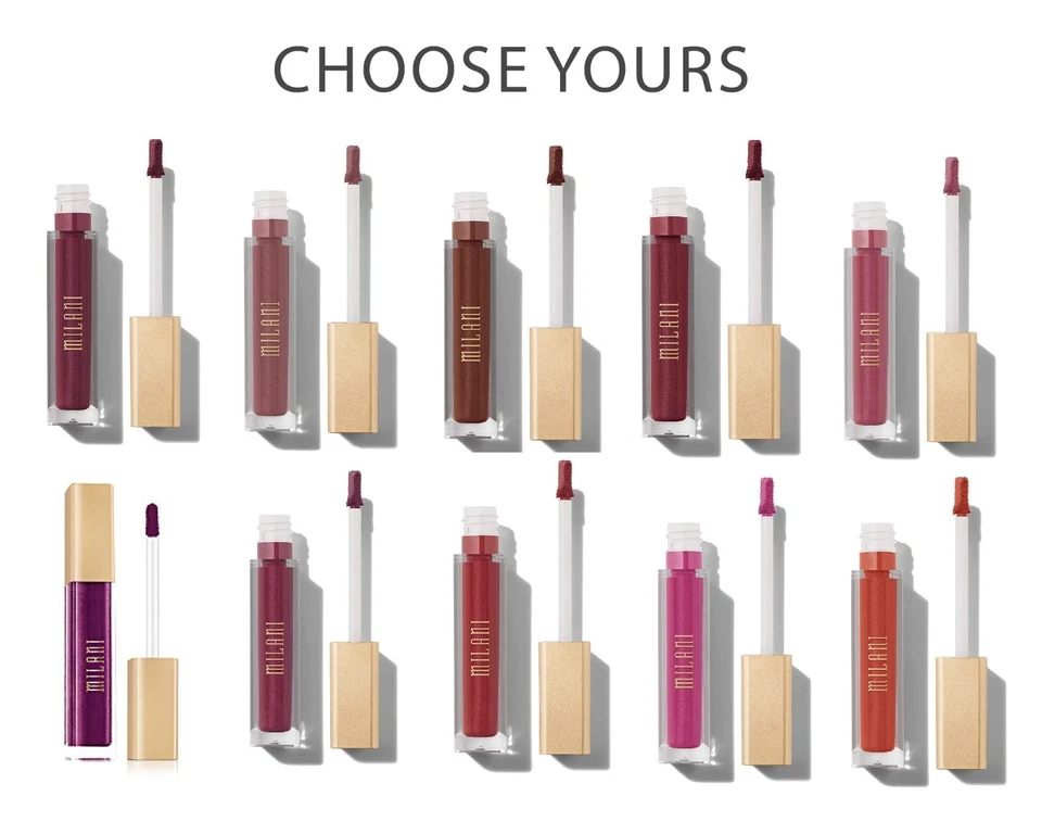 Milani AMORE Metallic Lip Cr?me Liquid Lipstick Matte Finish 6g - Choose Color - Image 1 of 1