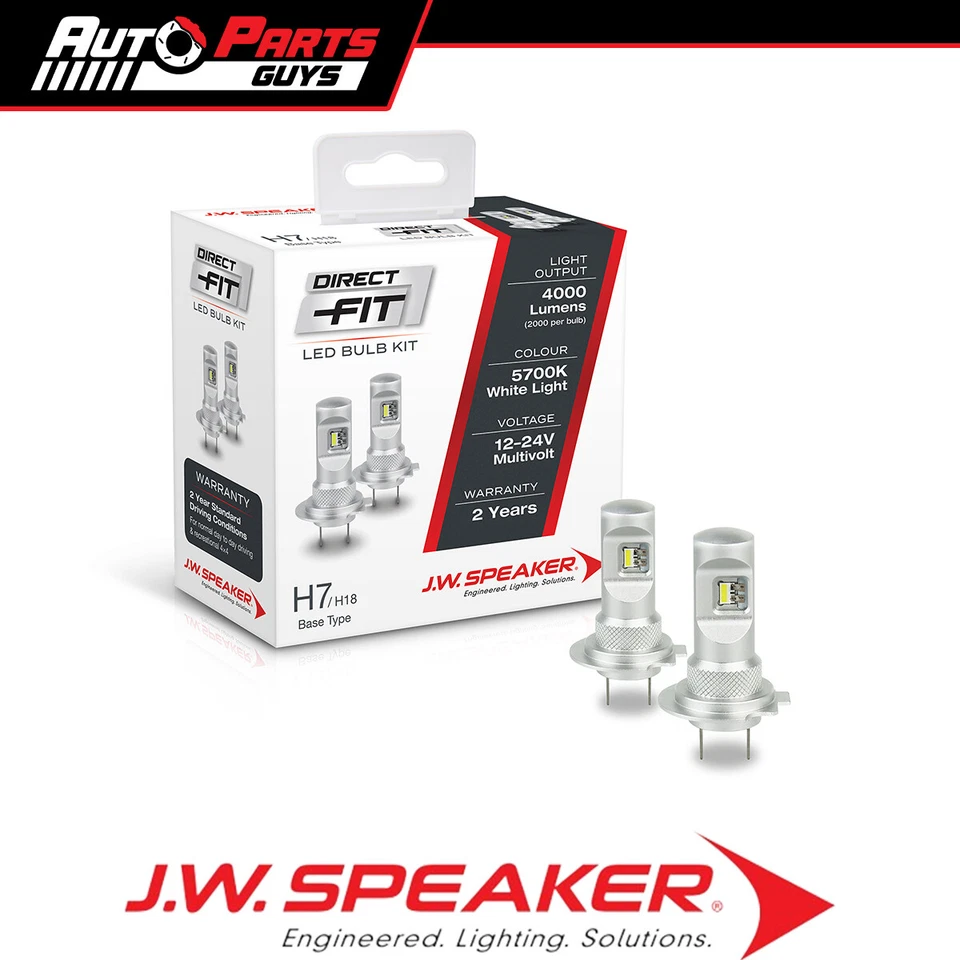 JW Speaker LED H7 Direct Fit Kit 12-24V 5700K - Image 1 of 1