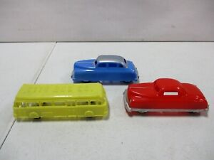 3 Renwal Plastic Vehicles with Bus 
