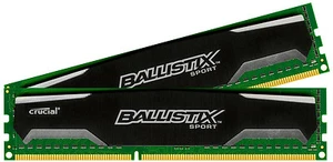 Crucial Ballistix Sport 4GB Kit 2GB x2 DDR3 1600 MHz PC3-12800 CL9 1.5V Memory - Picture 1 of 1