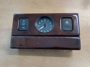 Rover 800 820 Vitesse Dash Clock & Wood Veneer Trim - Picture 1 of 9