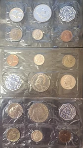 1961 1962 1963 US Silver Proof Sets! Great Gift Idea!!! In Orig. Shrink Wrappers - Picture 1 of 7