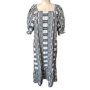 Nikki Chasin x The House That Lars Built Zoom Kleid Lakritz Astrid Weave Large - Bild 1 von 7
