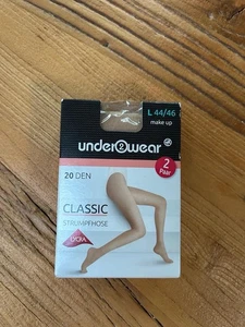 under2wear L 44-46 makeup beige 20den Feinstrumpfhose Classic Strumpfhose - Bild 1 von 1