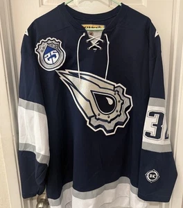 Koho Edmonton Oilers Oil Drop NHL Jersey Vintage Navy Blue Adult XL FERGUSON #32 - Picture 1 of 16