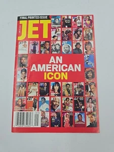 Last Final Printed Issue Of Jet Magazine 6/23/14 An American Icon Ebony Story - Picture 1 of 3