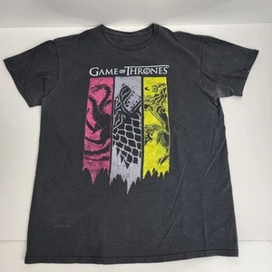 Game of Thrones (HBO TV Series) Black Short Sleeve Tee Shirt Men's Size M - Picture 1 of 4