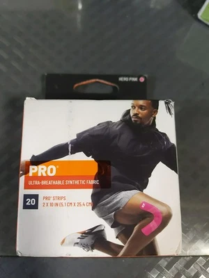 Nueva cinta deportiva elástica KT Tape Pro 20 tiras profesionales HERO ROSA #L14 Foto 1 de 2