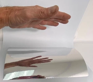 CHROME adhesive Sign Vinyl  24" x 150 feet, Pick a Color, PolyChrome Made in USA - Picture 1 of 73