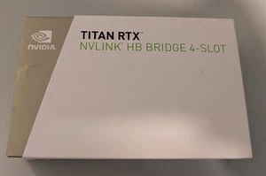NVIDIA P4933 NVLink Bridge 4-gniazdowy do GPU serii Titan RTX 20 z oryginalnym pudełkiem - Zdjęcie 1 z 6