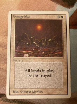 Magic the Gathering 2ED Armageddon Unlimited English PLAID Used Old School - Image 1 of 4