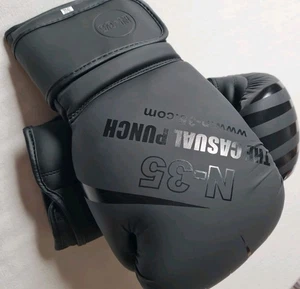 Profi Boxhandschuhe 6 OZ Punching MMA Boxen Handschuhe Muay Thai Sparring N-35 - Bild 1 von 11