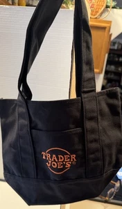 Black Trader Joes Mini Tote Bag Halloween 2025 Limited Edition - Bild 1 von 11