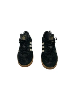 Adidas Hamburgo Entrenadores Reino Unido Talla 10 Para hombres Negro Blanco Gamuza Suela de Goma Originales  - Imagen 1 de 11