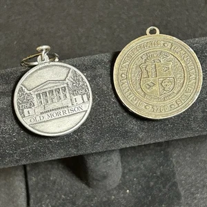 VTG “Transylvania University” & “Old Morrison 1780-1980” Medallion & Keychain - Picture 1 of 7