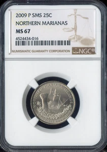 2009-P Northern Marianas Quarter NGC MS67 SMS Quality - Picture 1 of 2