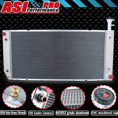 4-Rows Radiator For Chevrolet 2004-2016 Express, GMC Savana 4.8L 6.0L 2500 3500 Foto 1 de 4