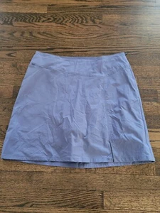 Patagonia Women's Size 12 Quick Dry Nylon A-line Skort Zip Twill Short Skirt - Picture 1 of 10
